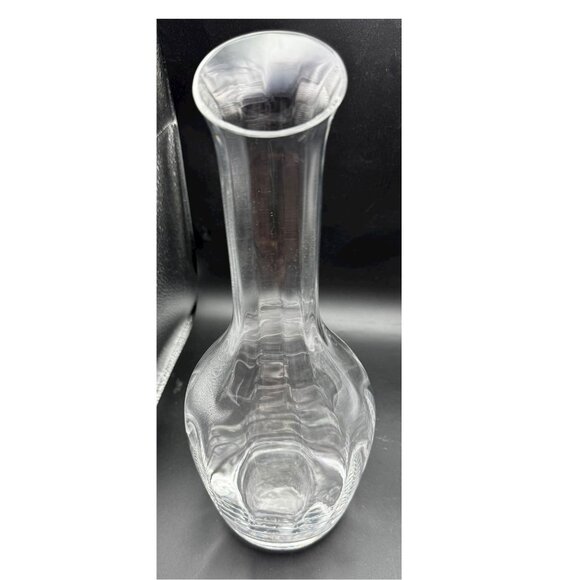 Wedgwood Lead Crystal Devon Collection Optic Carafe Wine Decanter England Vtg - Picture 2 of 8